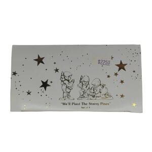 We'll Plant The Starry Pines Snowbabies Dept. 56 Pewter Miniatures 7663-5 - NIB